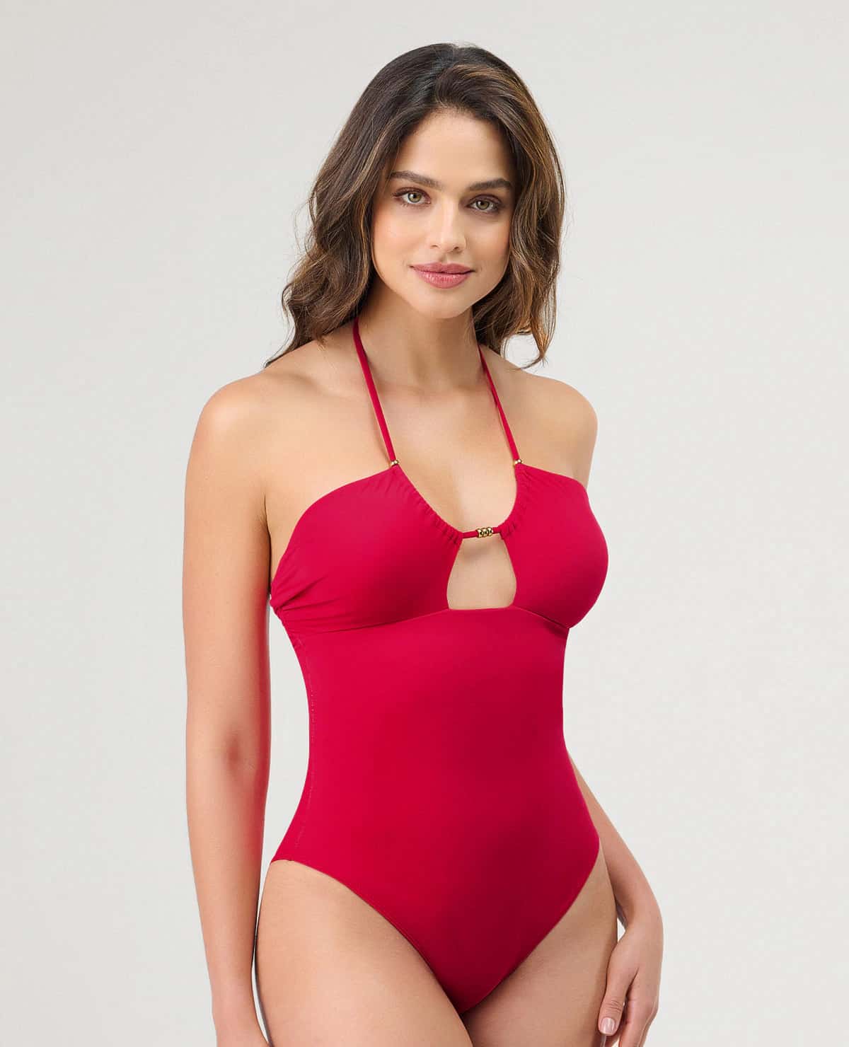 Vestido de Baño Entero | Copas Removibles | Tiras Ajustables en Cuello