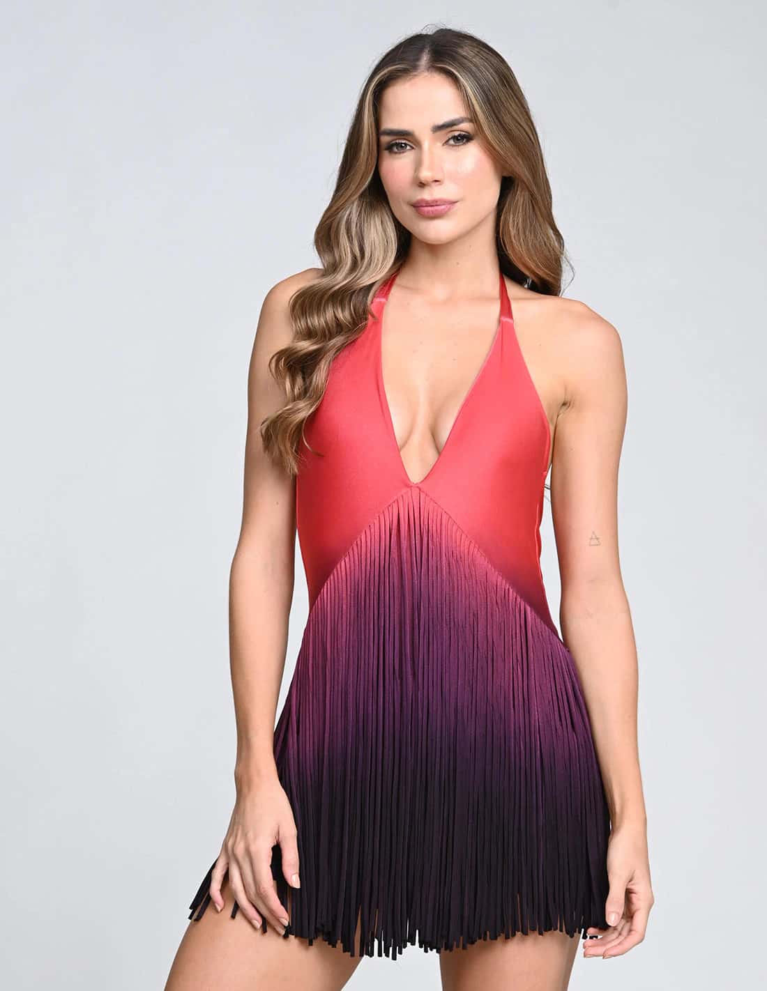 Romper Flowy Wild Wine + Deep Purple