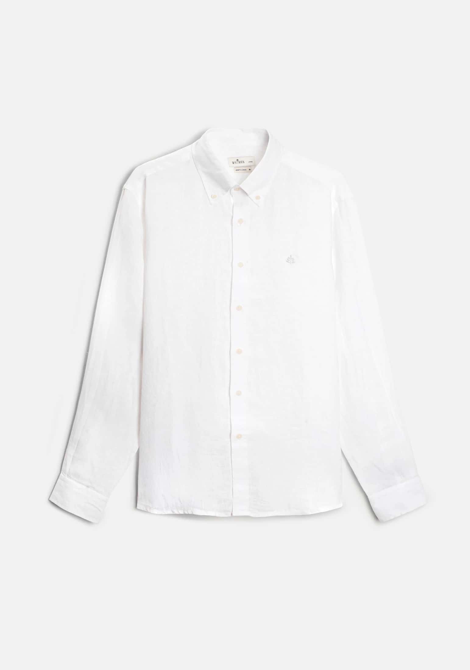 Camisa H CBD Lino L-Atn Blanco