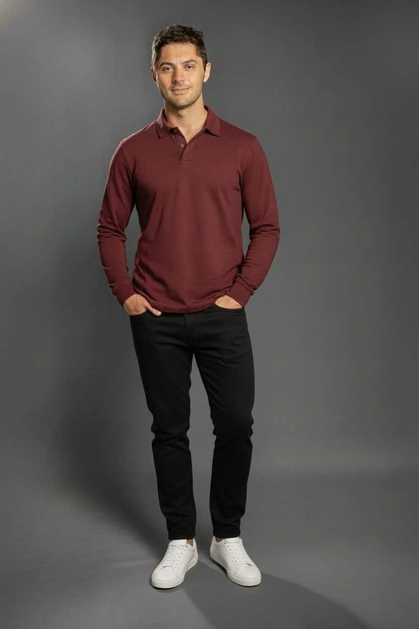 Camiseta Polo Manga Larga - miniatura 2