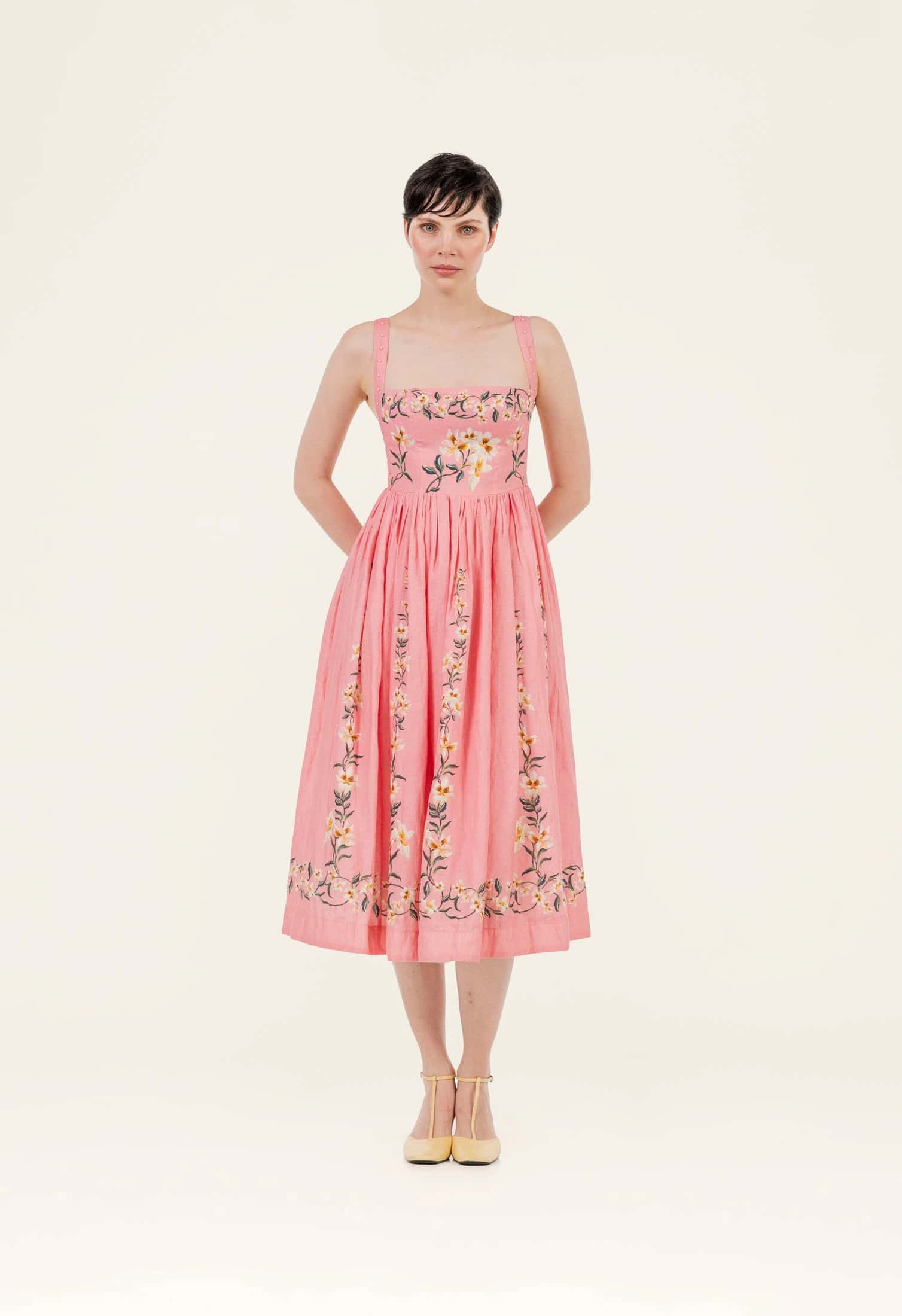 Mielero Promesa Midi Dress