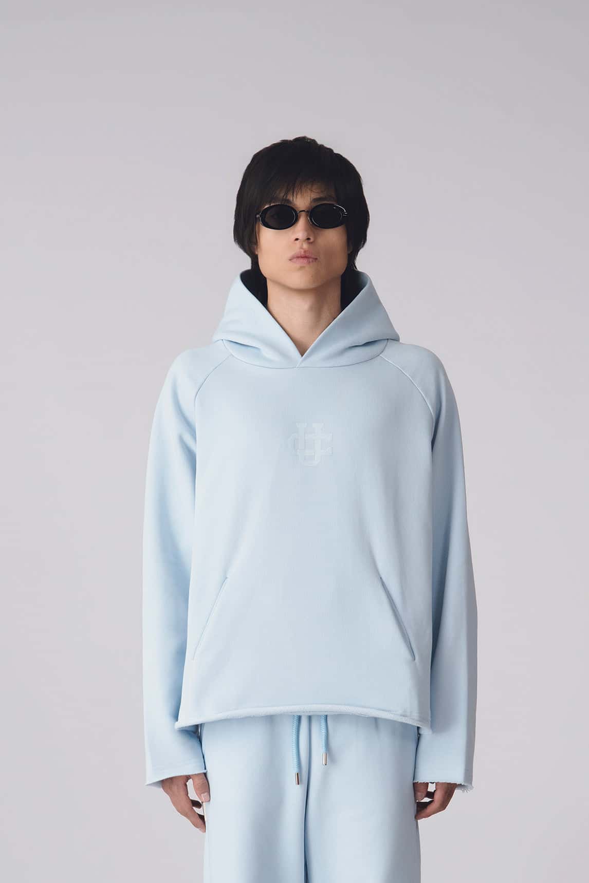 HOODIE BASICS V2 - AZUL CELESTE - miniatura 4