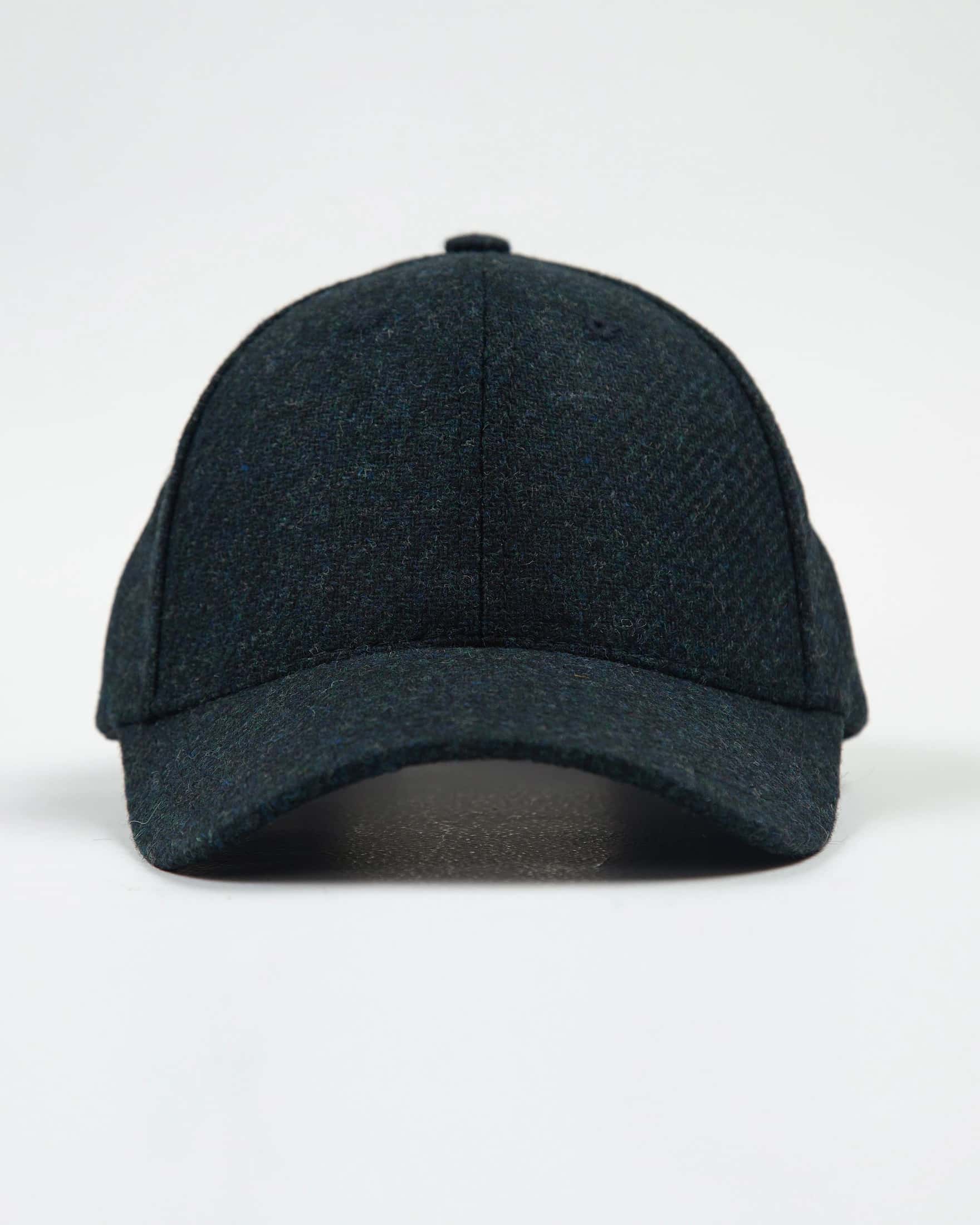Gorra Baseball Lana Verde Oscuro