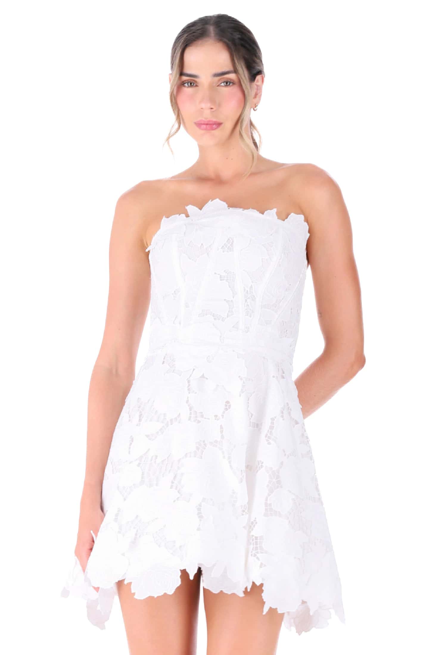 VESTIDO ELLIPSE AURA CRUDO