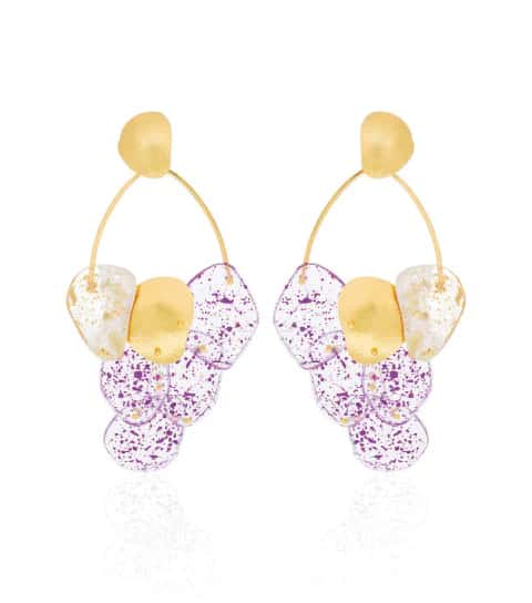 Aretes Grandes de Orquídea Colombiana - miniatura 4