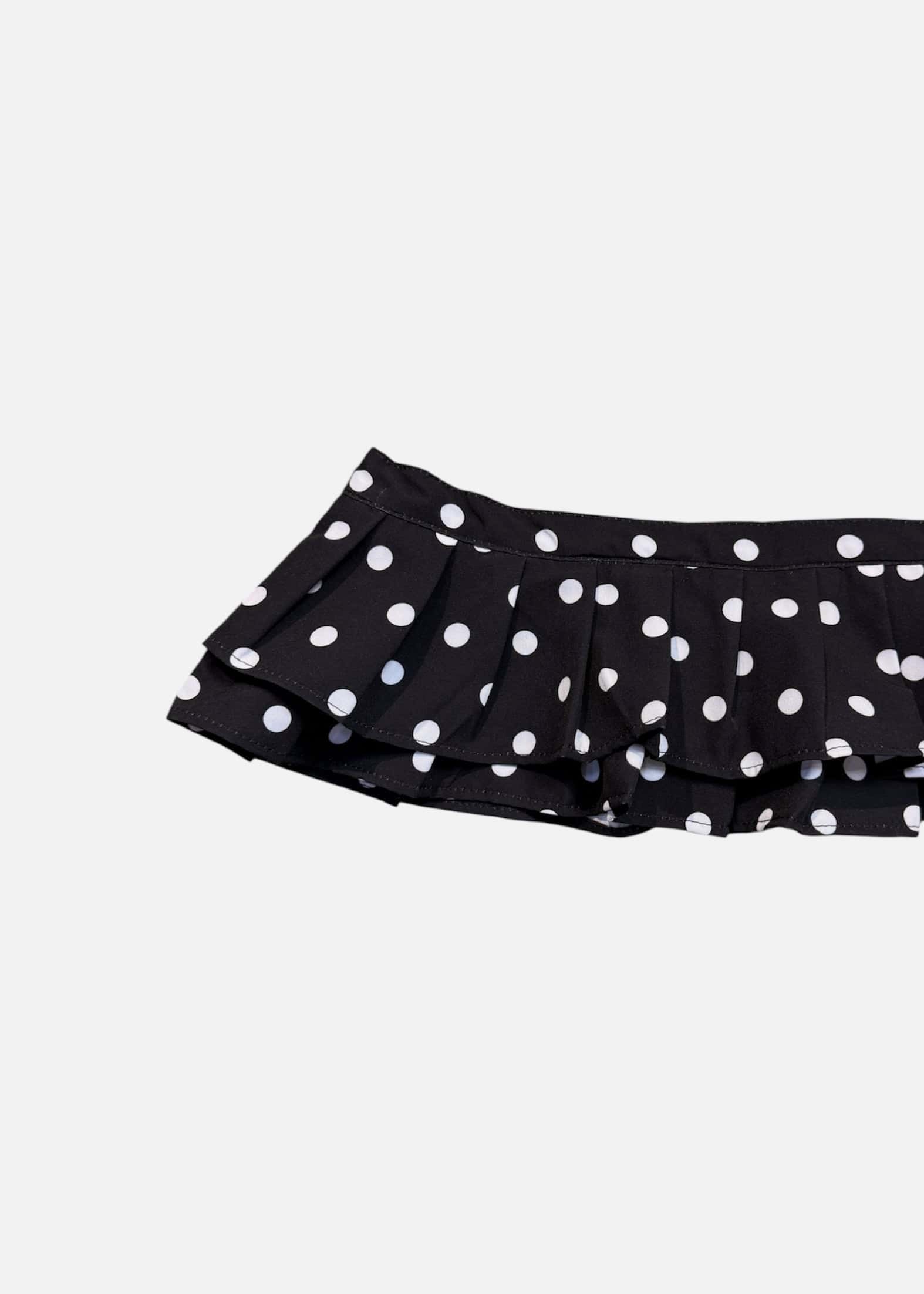 CINTURON FALDA POLKA DOTS NEGRA - miniatura 4