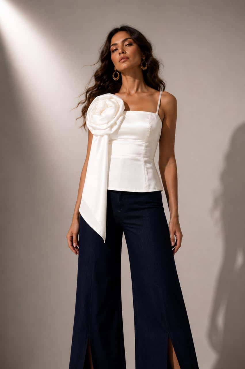 Blusa Eucas Blanca