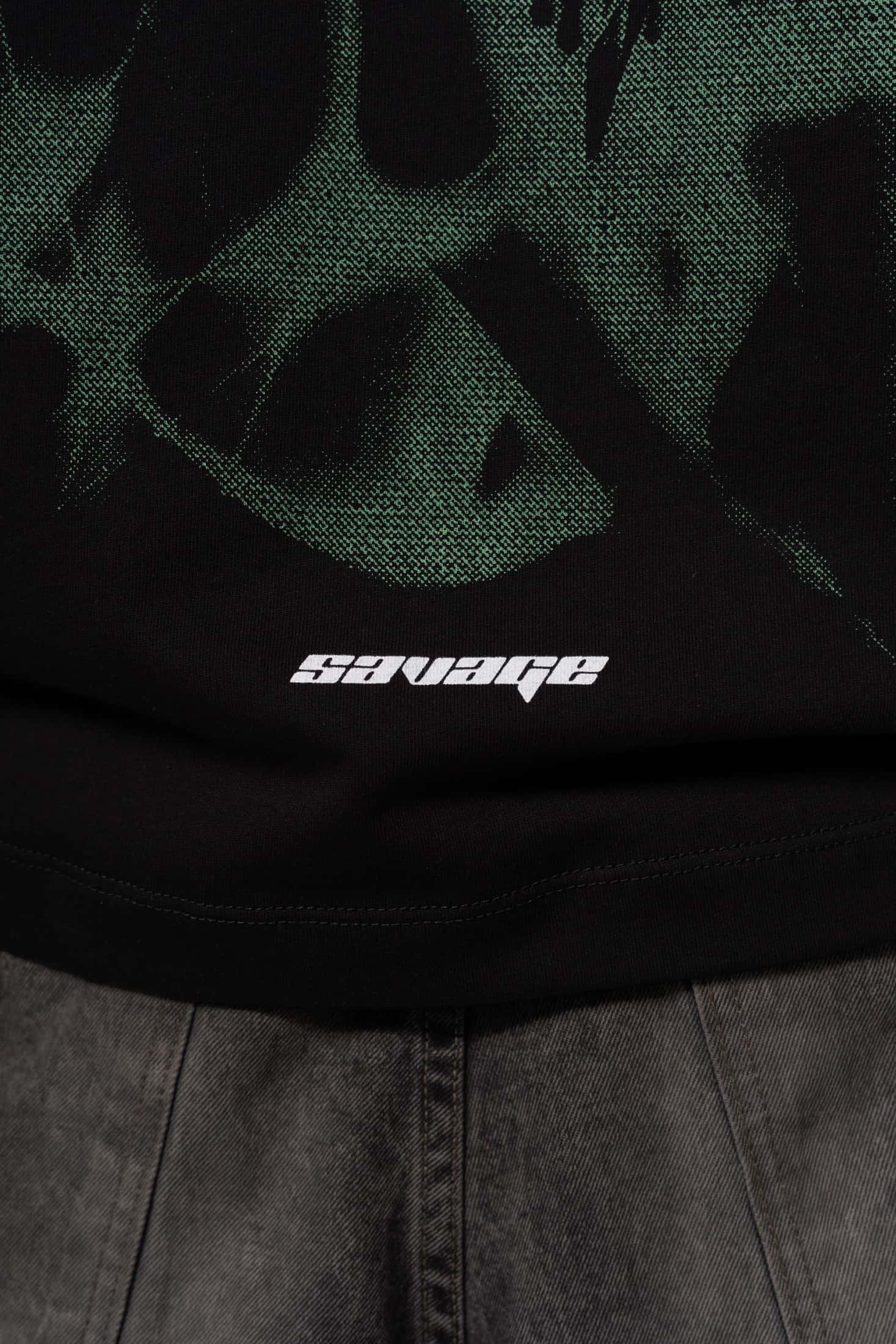 Camiseta Oversize  Como es arriba es abajo savage  250 gramos 14647 - miniatura 7