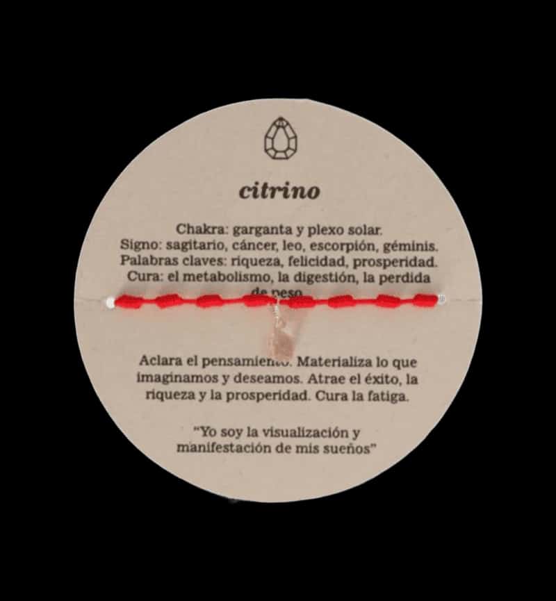 Pulsera de Citrino