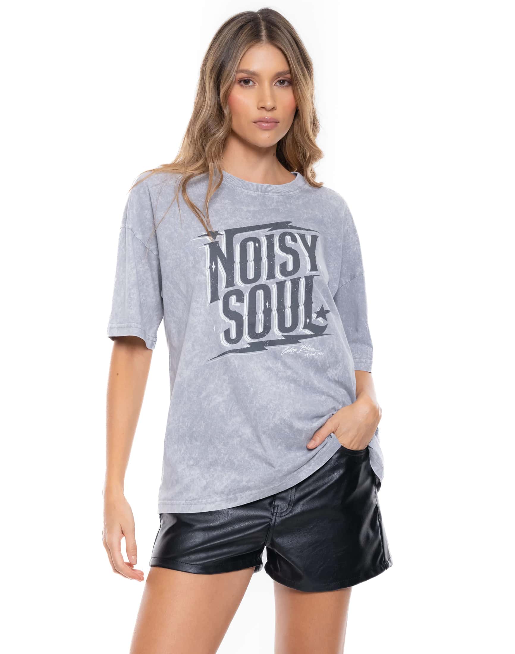Camiseta Manga Corta Estampado Noisy Soul