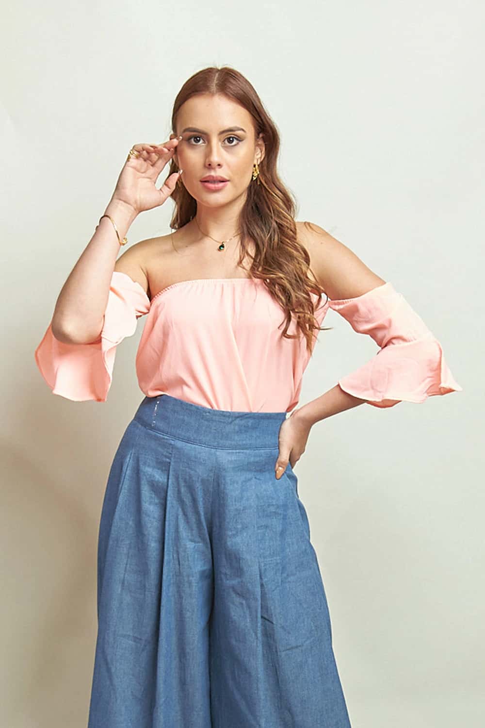 Blusa Yolanda Rosado