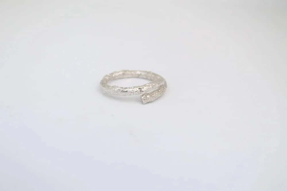 ANILLO PALO PINO PLATA LEY 950 - miniatura 2