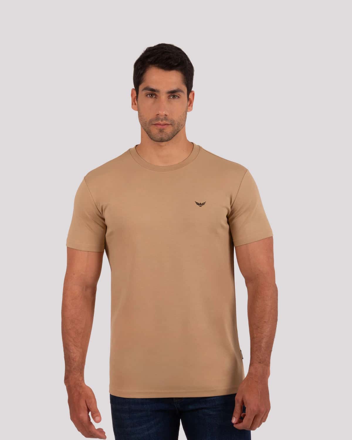 Camiseta caqui para hombre