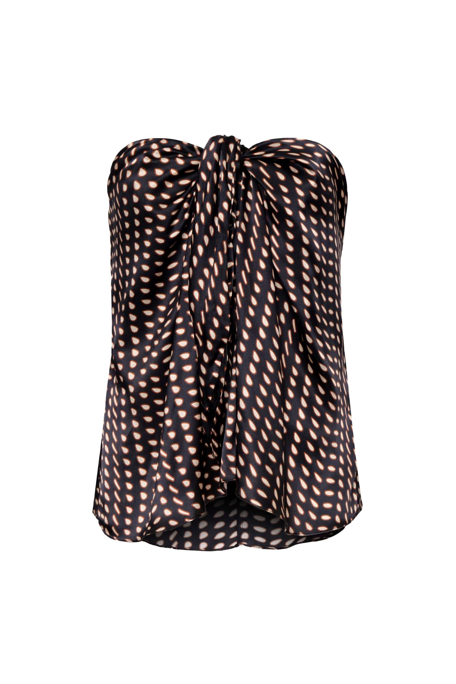 Cayetana Silk Blouse / Black Seeds - miniatura 2