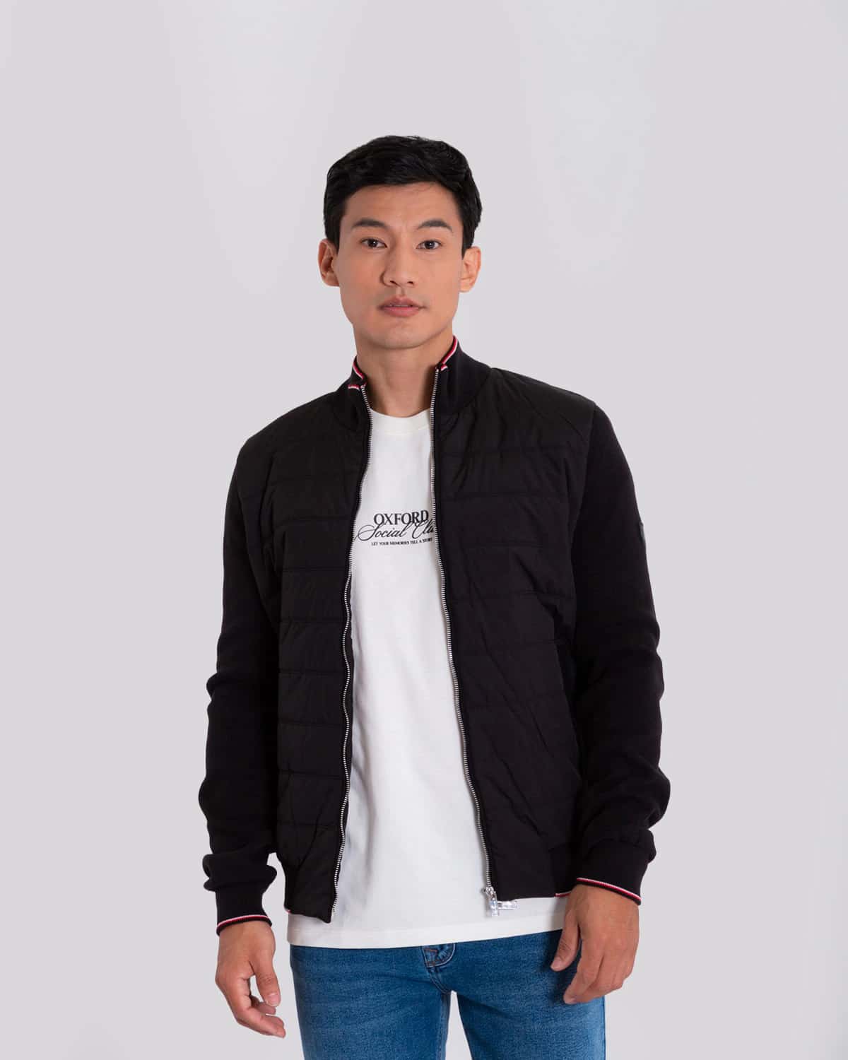 Chaqueta negra para hombre