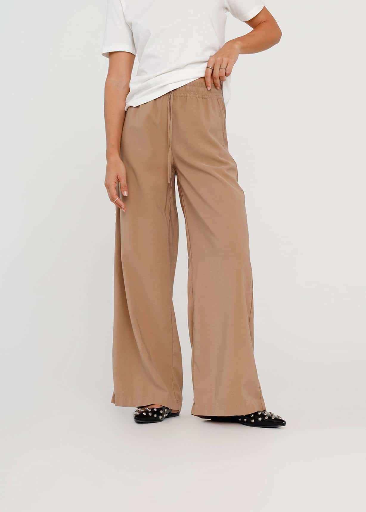 Pantalón Palazzo con cordón