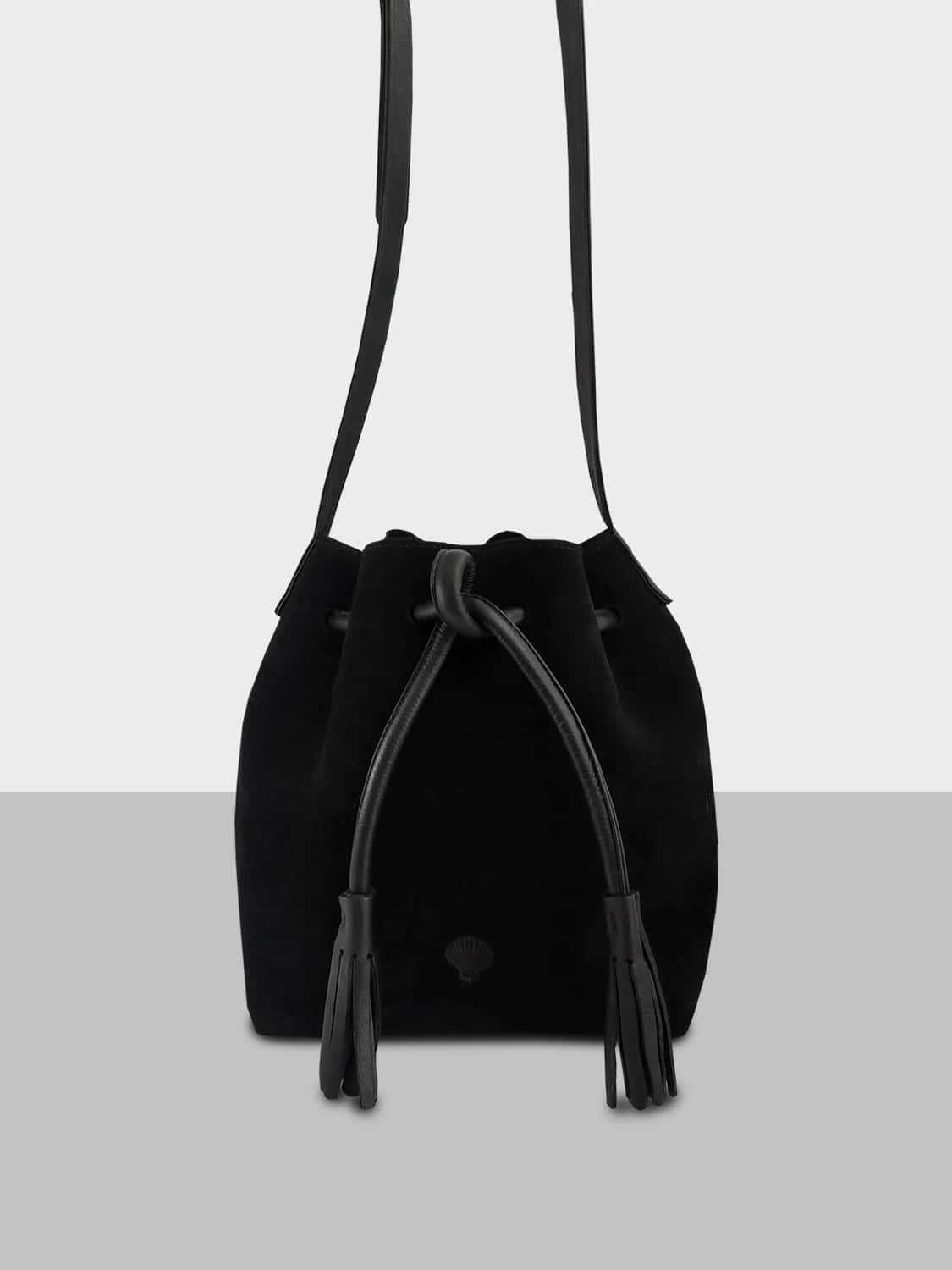 Boho Bucket - Negro, Edición en gamuza. - miniatura 2