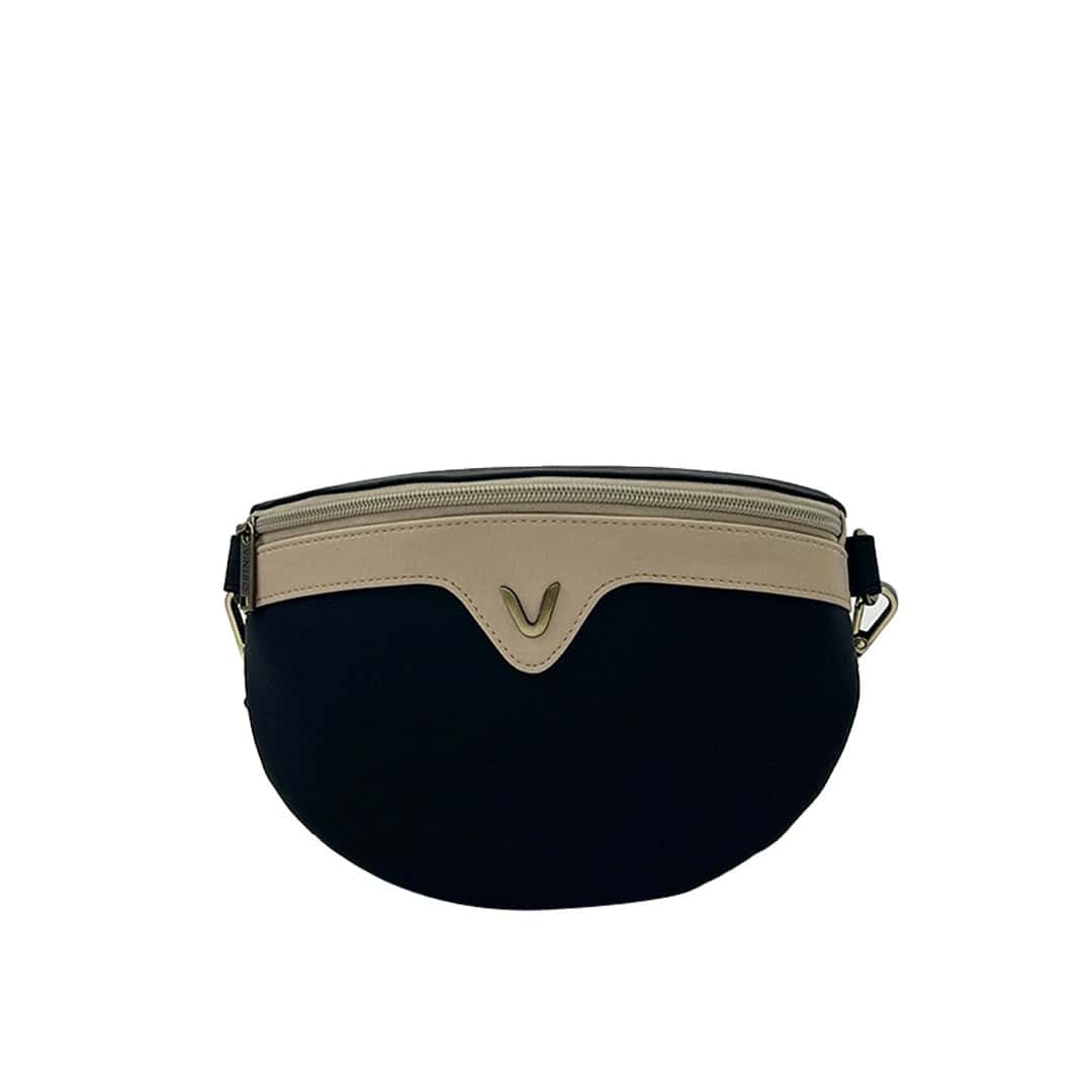 Riñonera Para Mujer Vera Negro y Beige Pop Of Colors