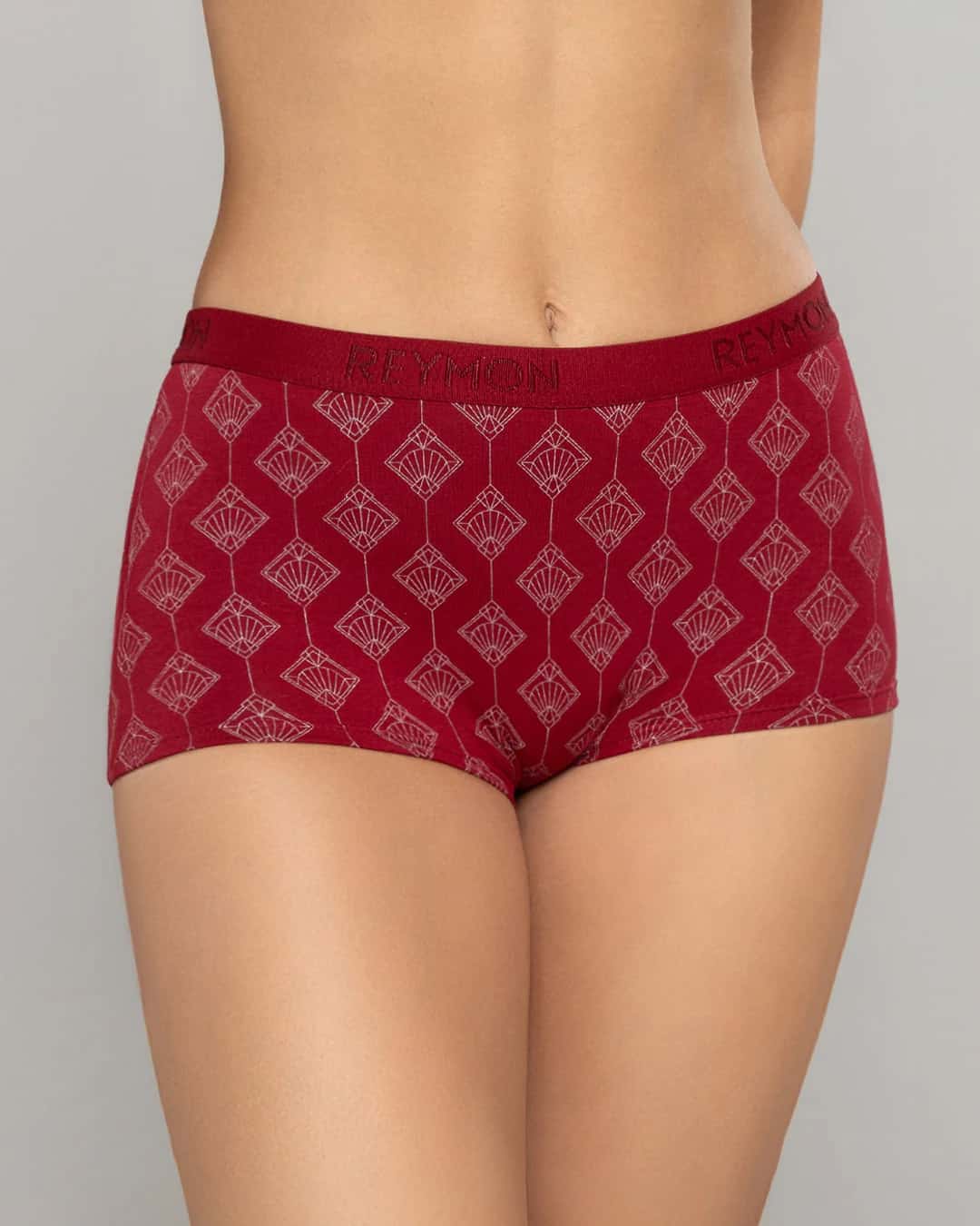 Boxer Femenino Tiro Alto en Algodón Estampado Ref. 8017 - miniatura 1
