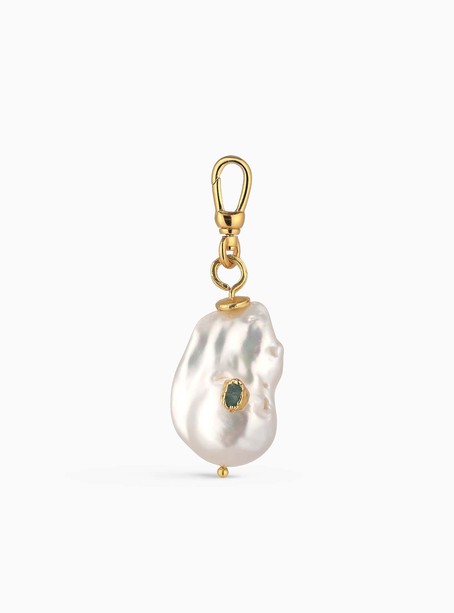 Emerald Pearl Charm