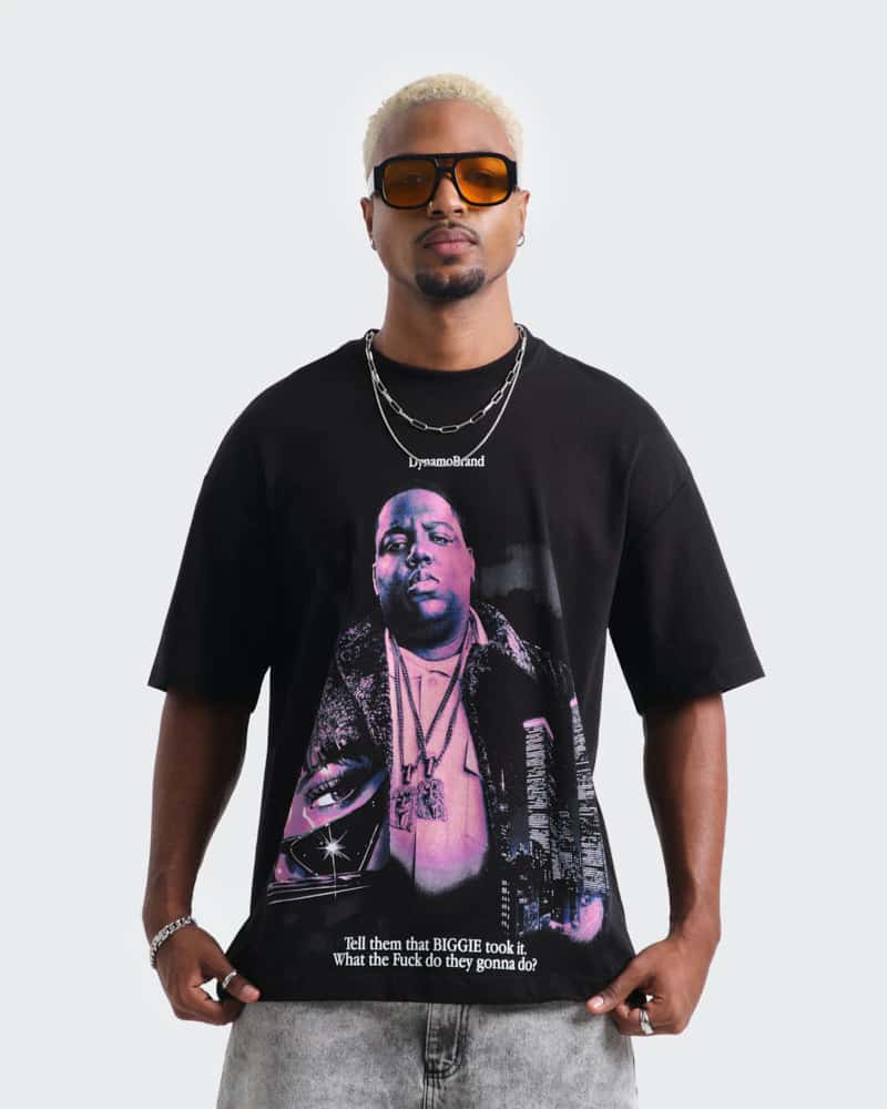 Camiseta Negra Oversize Legends - miniatura 1
