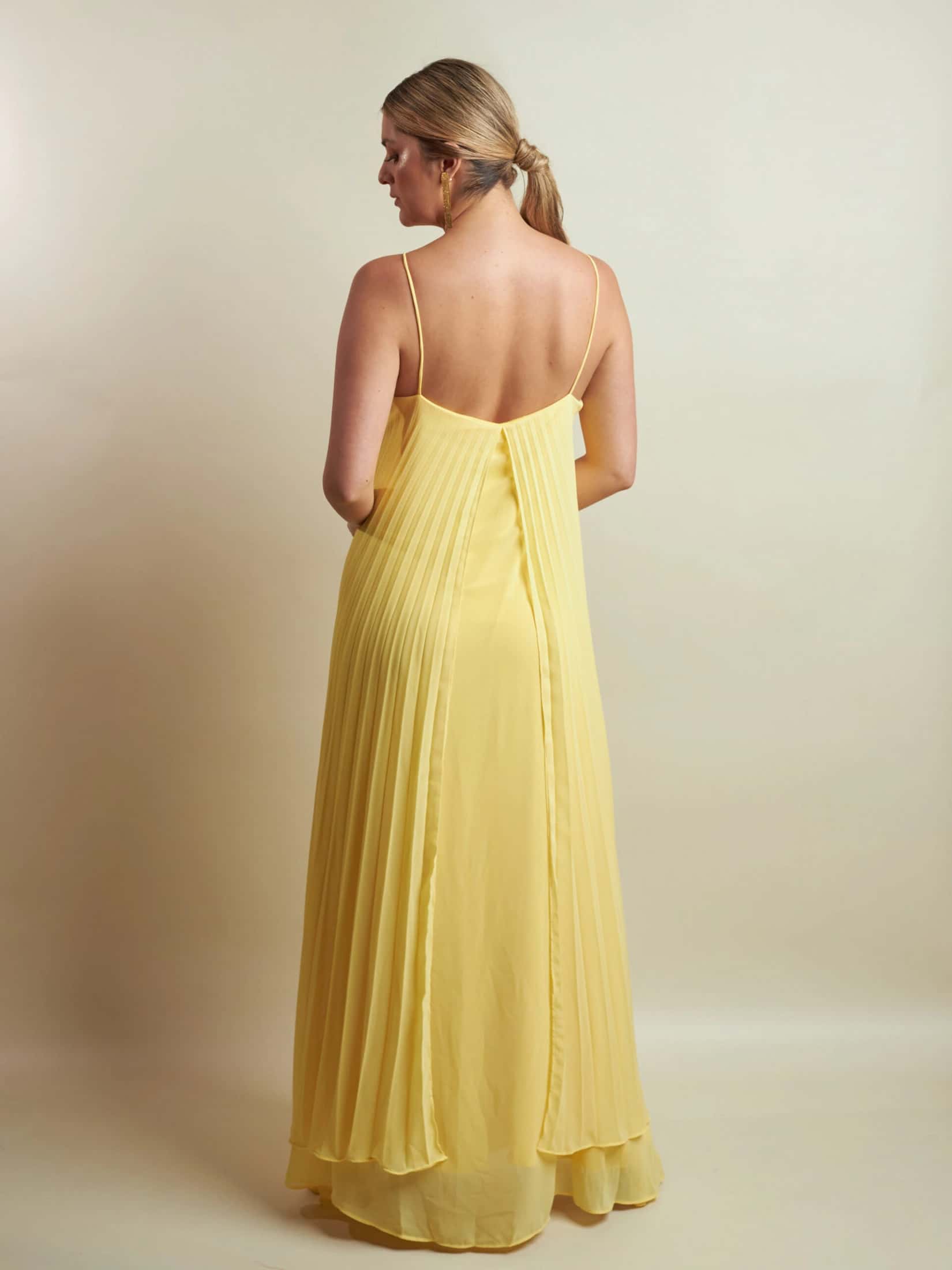 Vestido Suarez Amarillo - miniatura 7