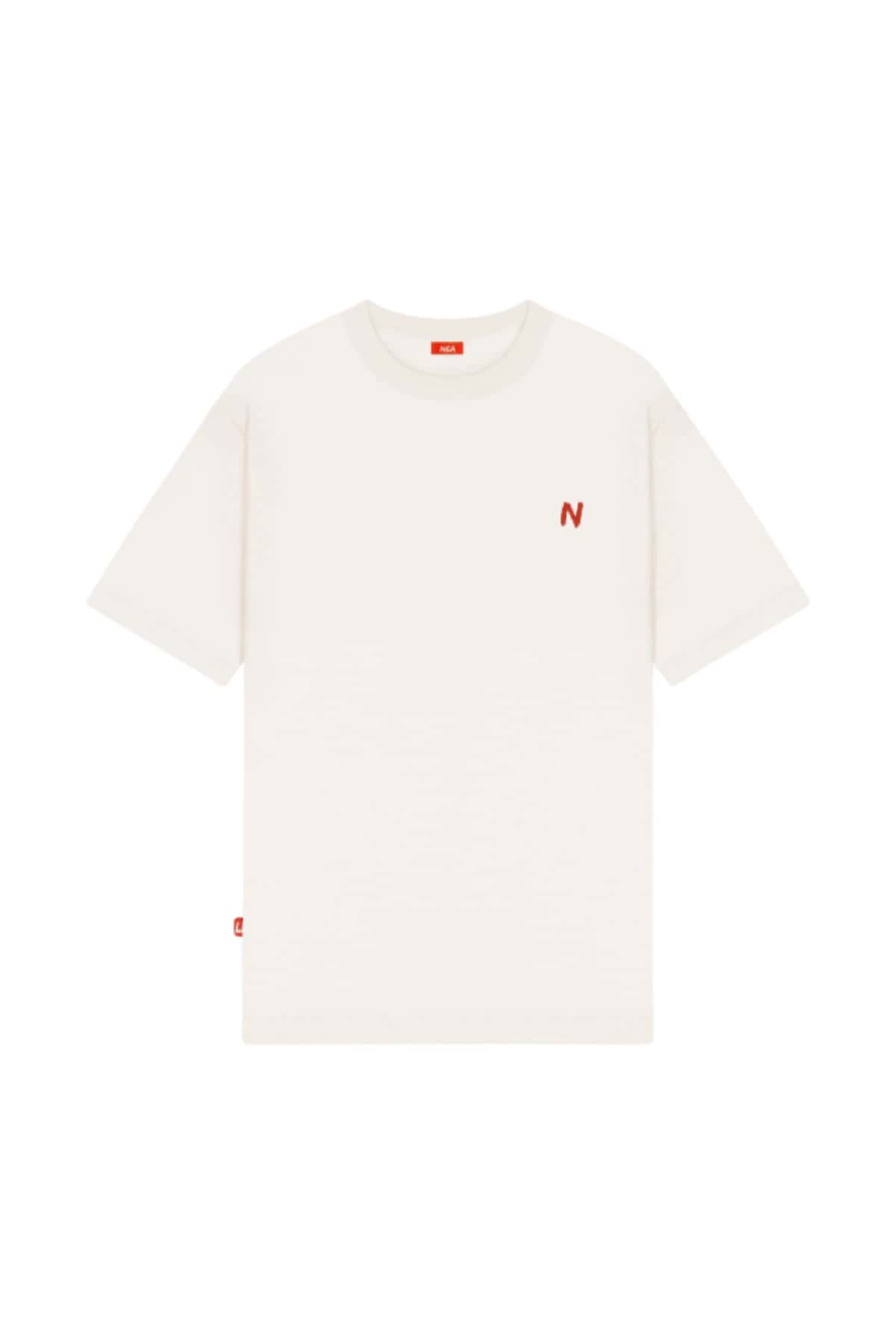 CAMISETA REGULAR HOMBRE OVERVIEW MARFIL NEA - miniatura 2