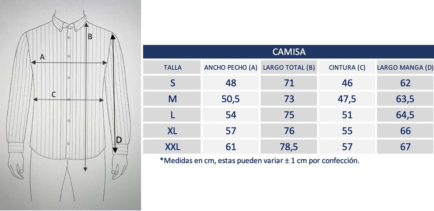 Camisa Rosada A Azul Claro - miniatura 3