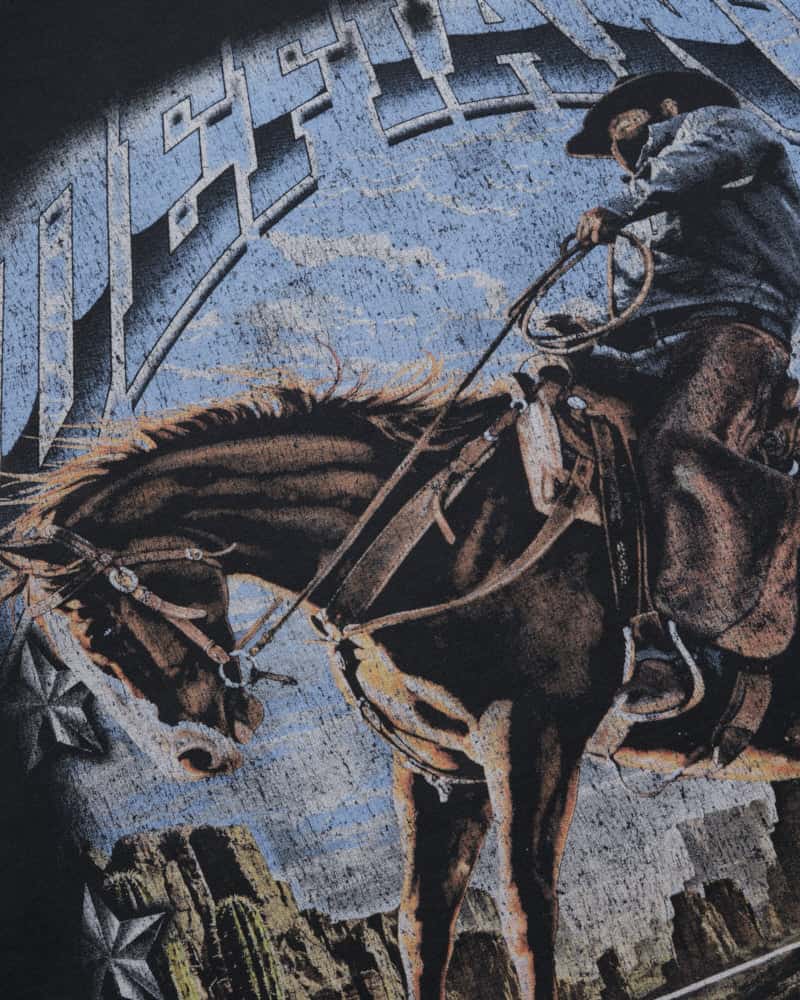 Camiseta Negra Oversize Western - miniatura 3