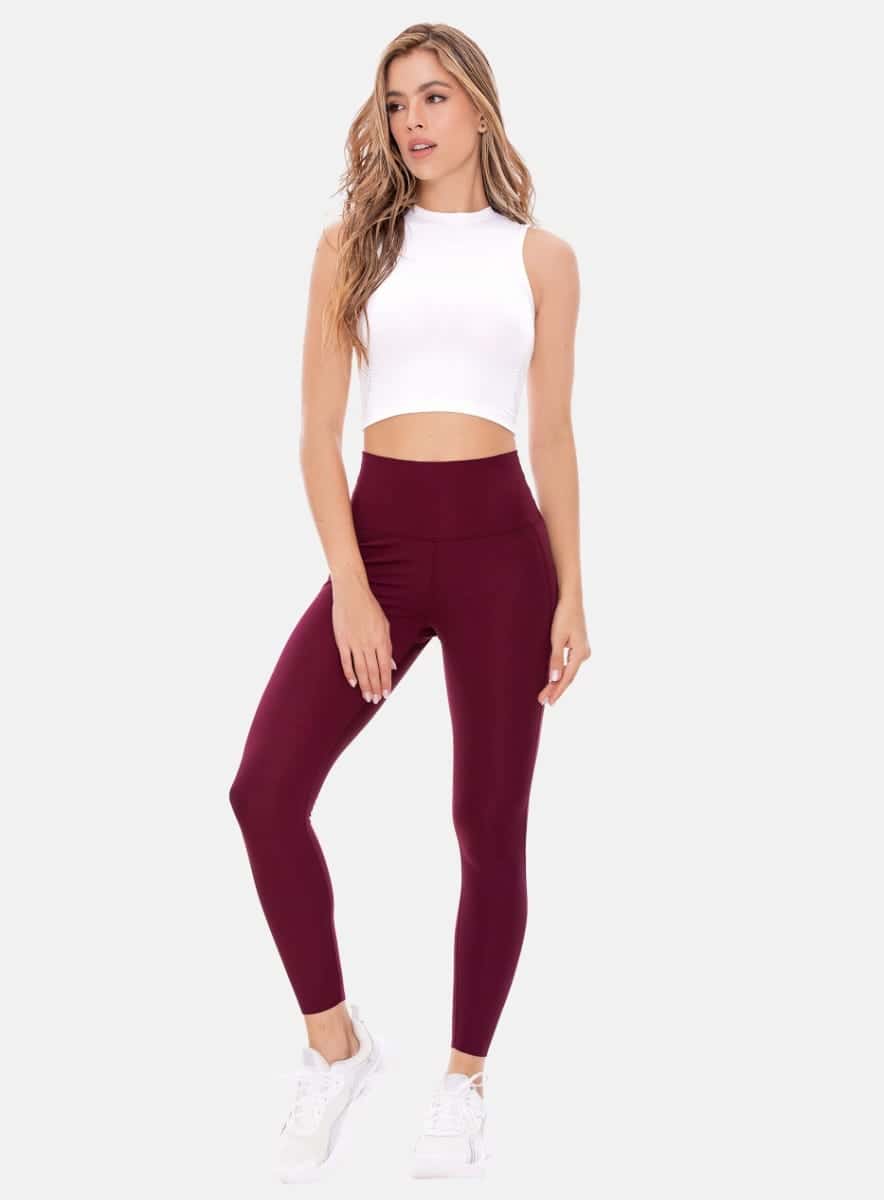 LEGGINS DEPORTIVO POLIÉSTER  PRETINA FUSIONADA