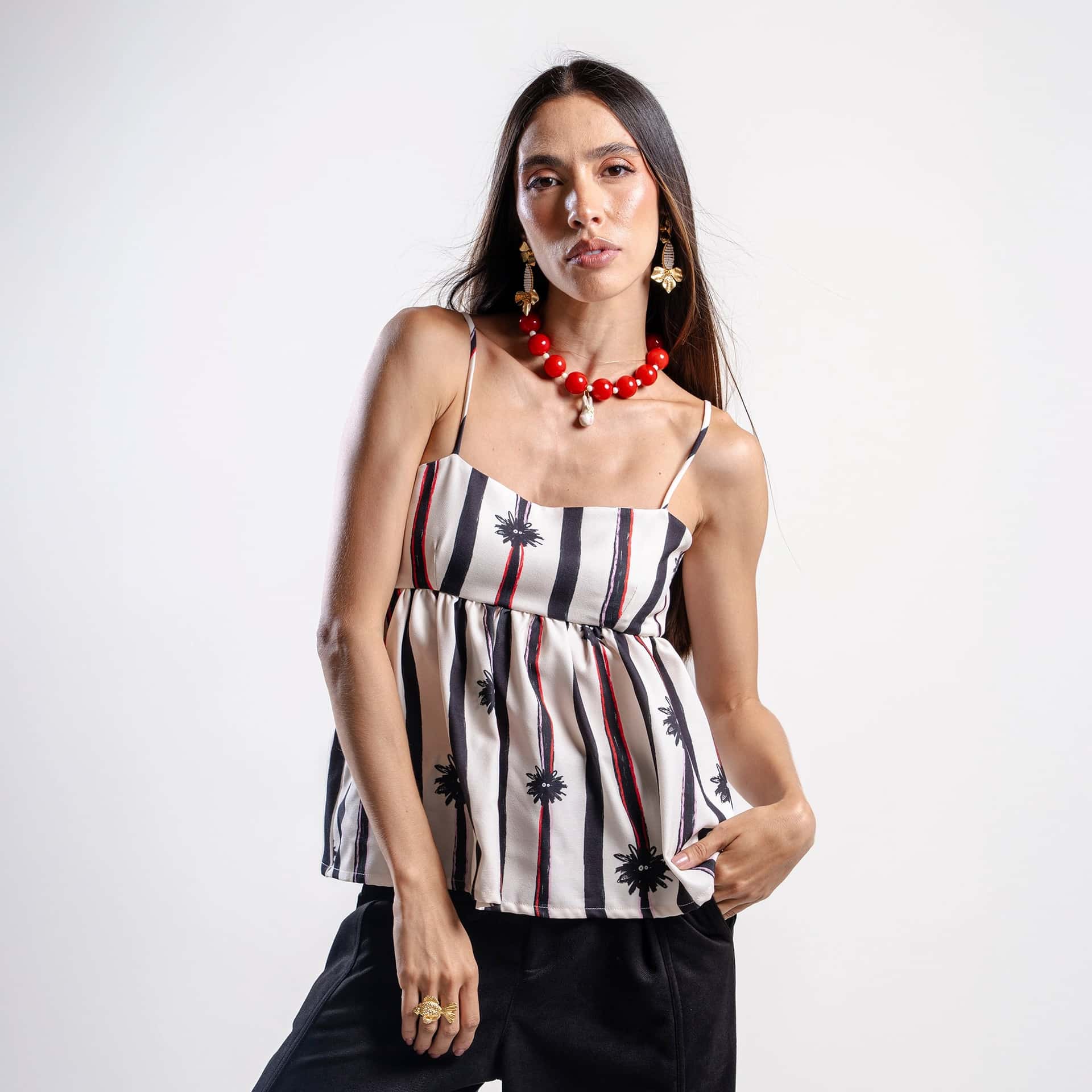 Blusa Moño Fragmentos