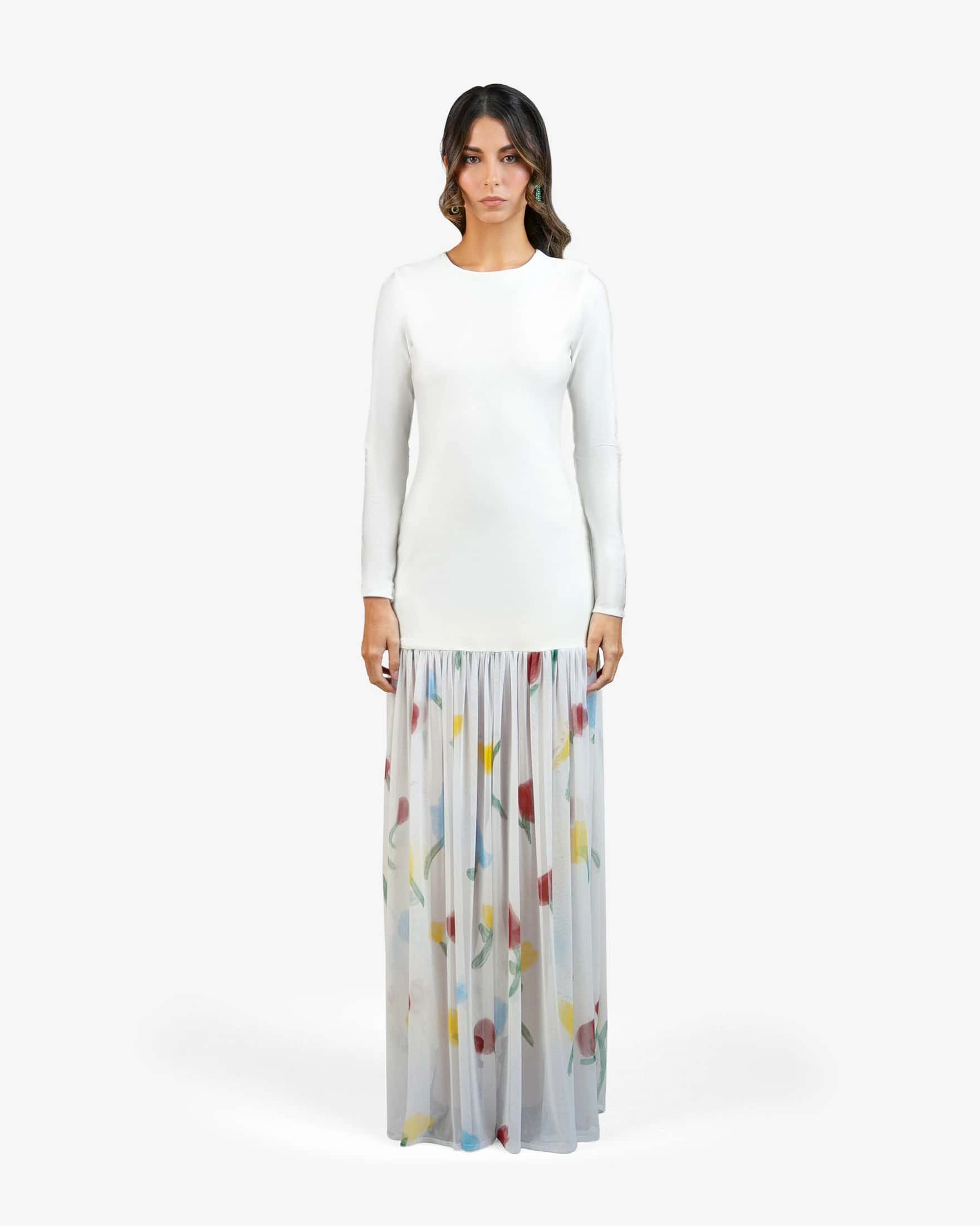 Drop Waist Fitted Dress - miniatura 2