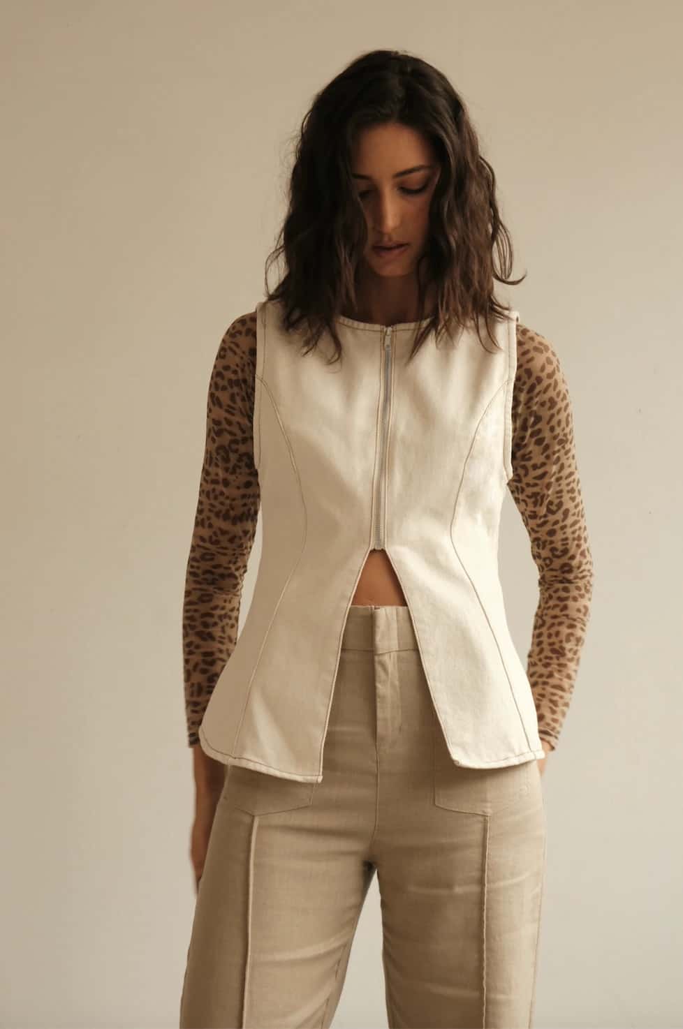 Top Union Vest | Crudo