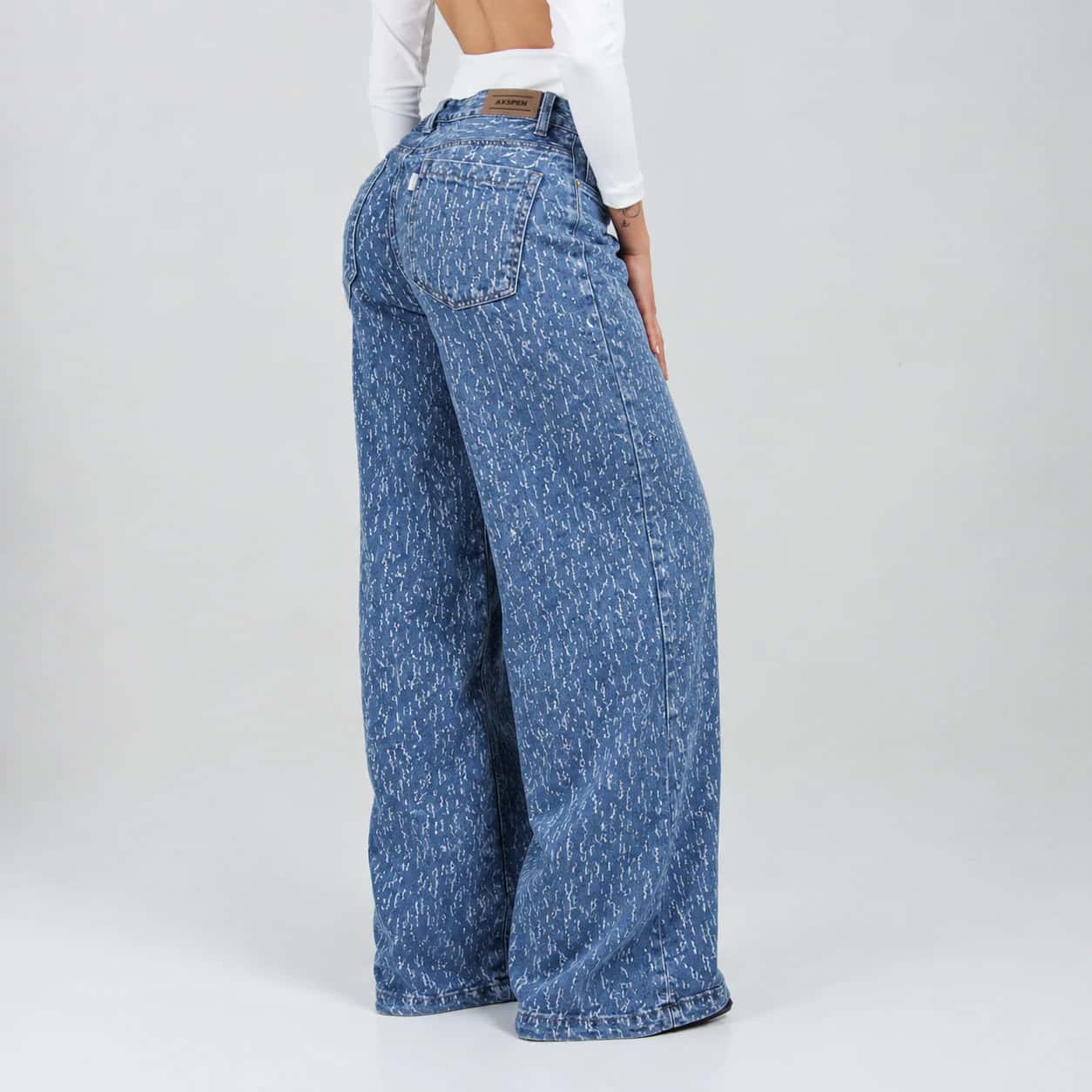 Jean Wide Leg Ax-3141 Rigido Premium - miniatura 3