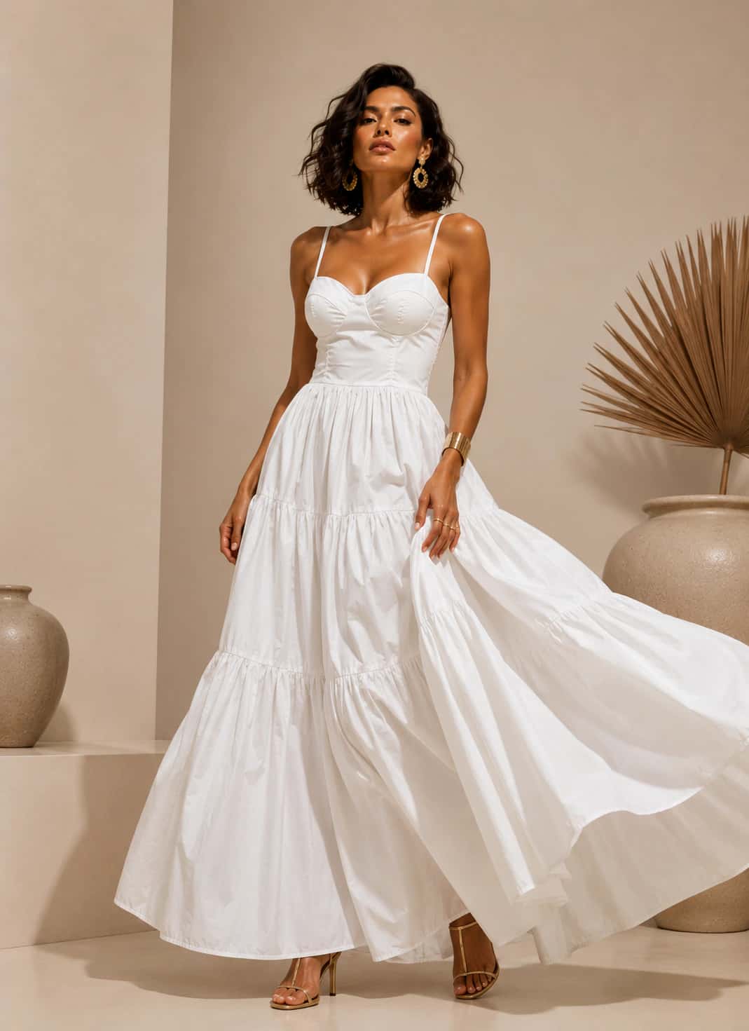 Vestido Pijao 2 blanco - miniatura 2