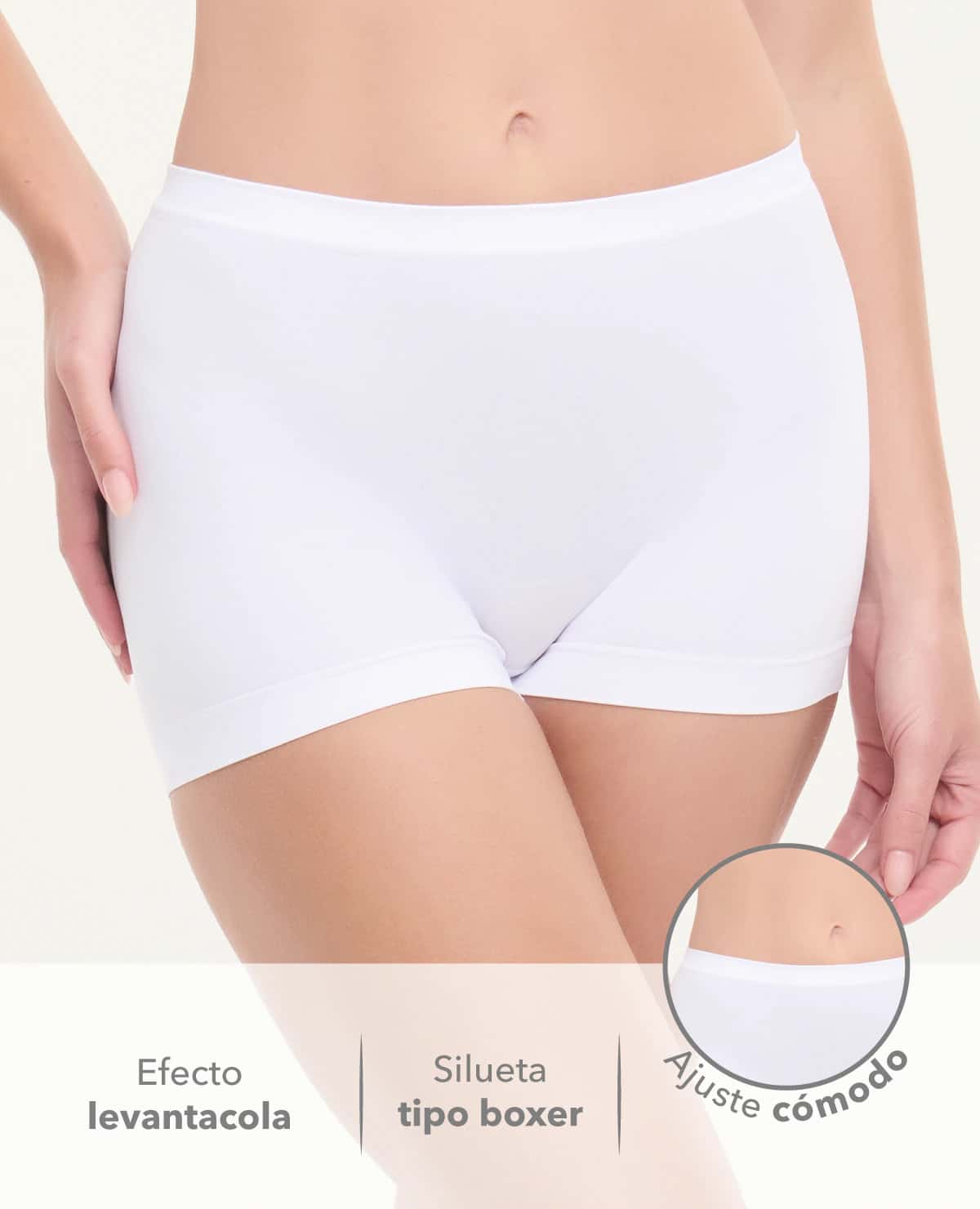 Panty Seamless | Paquete X2 | Tipo Boxer | Levantacola - miniatura 3