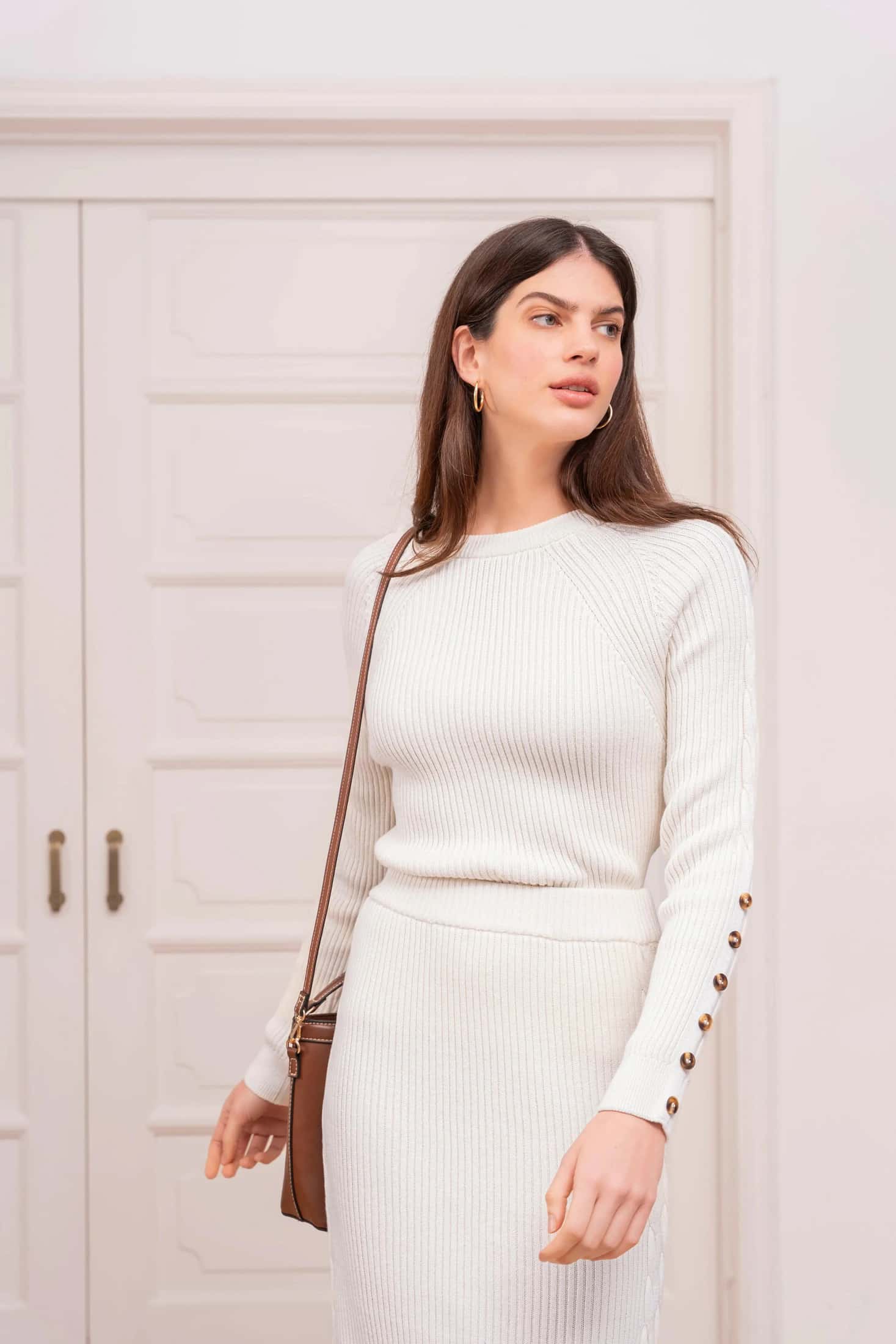Suéter Kensington Mujer Hueso