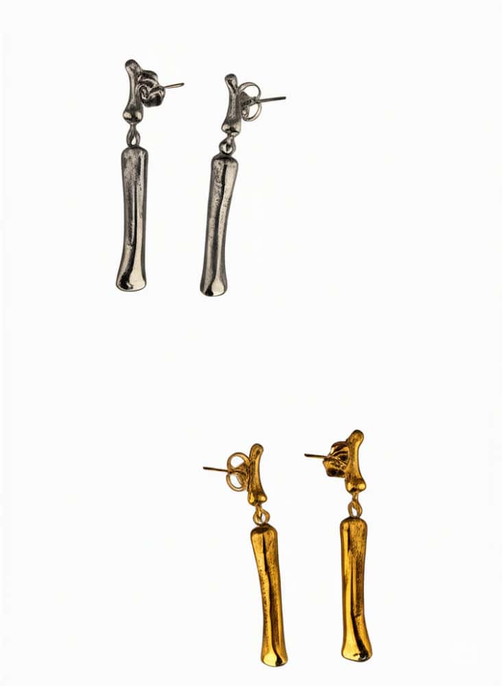 MINI BONE EARRINGS