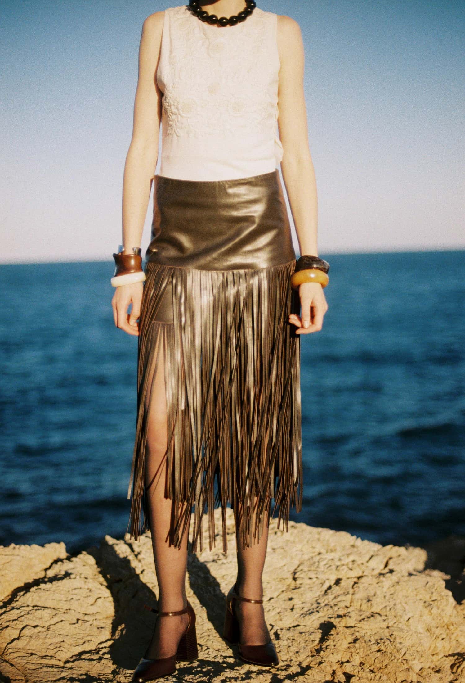 "LA SOMBRA" FRINGE SKIRT (PRE-ORDER) - miniatura 4