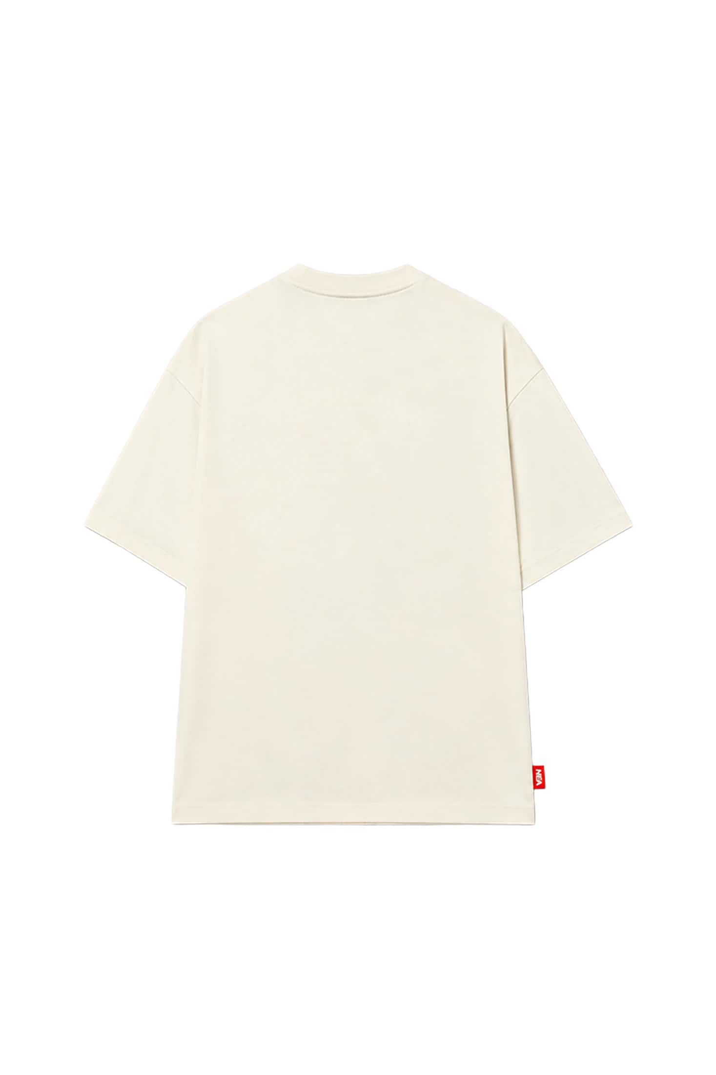 CAMISETA OVERSIZE CAPONE MARFIL NEA - miniatura 3