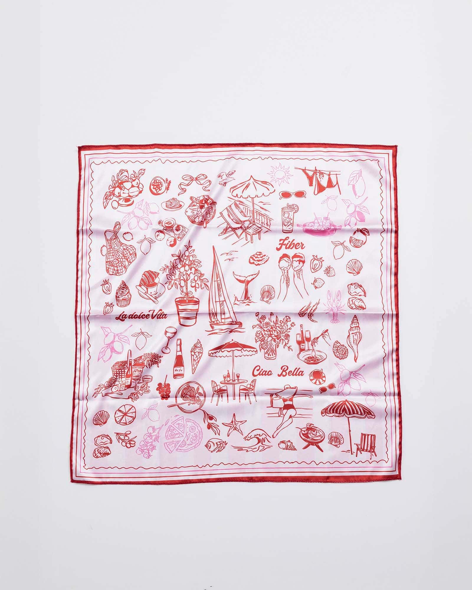 Bandana rojo dolce FIBER