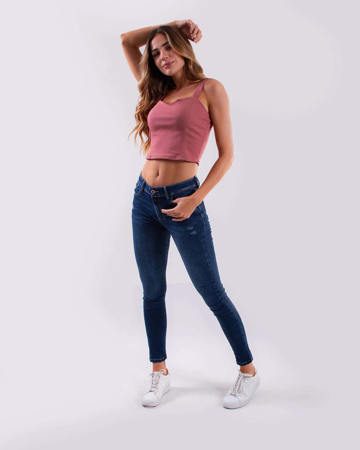 Blusa rosada para mujer