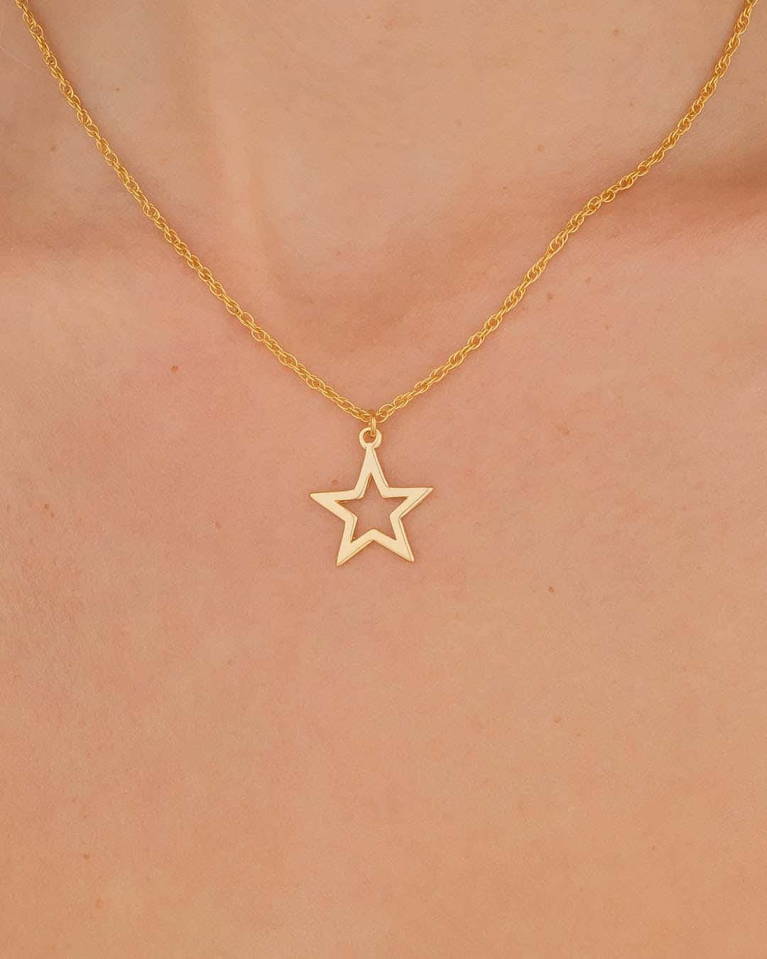 Collar Estrella  + Aretes - miniatura 2