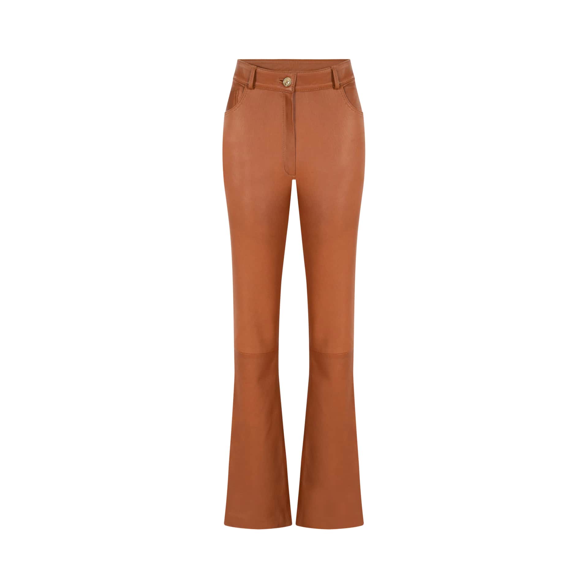 HIGH RISE SEMI WIDE LEG LEVI 5 POCKET PANTS