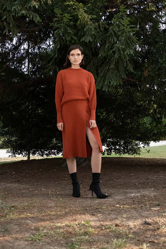 Recycled Wrap Skirt - miniatura 2