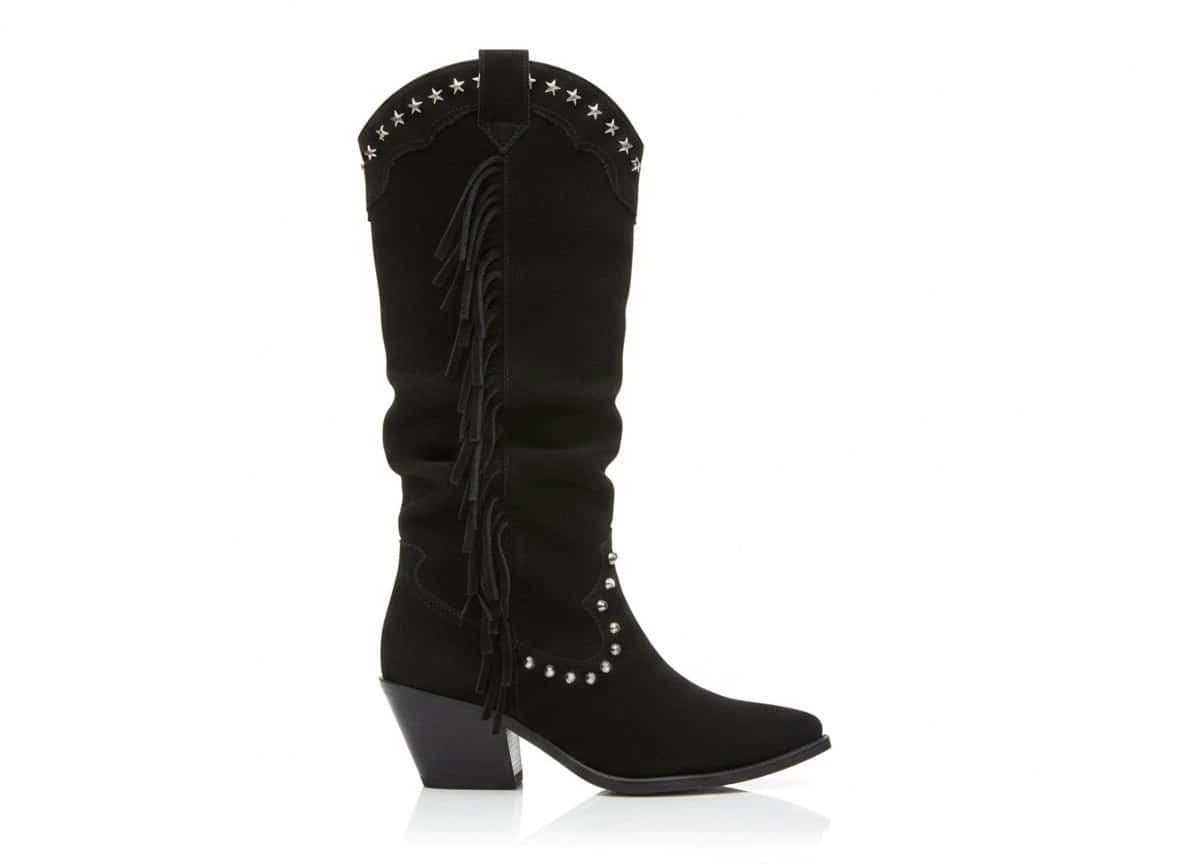 BOTA FLECOS NEGRO