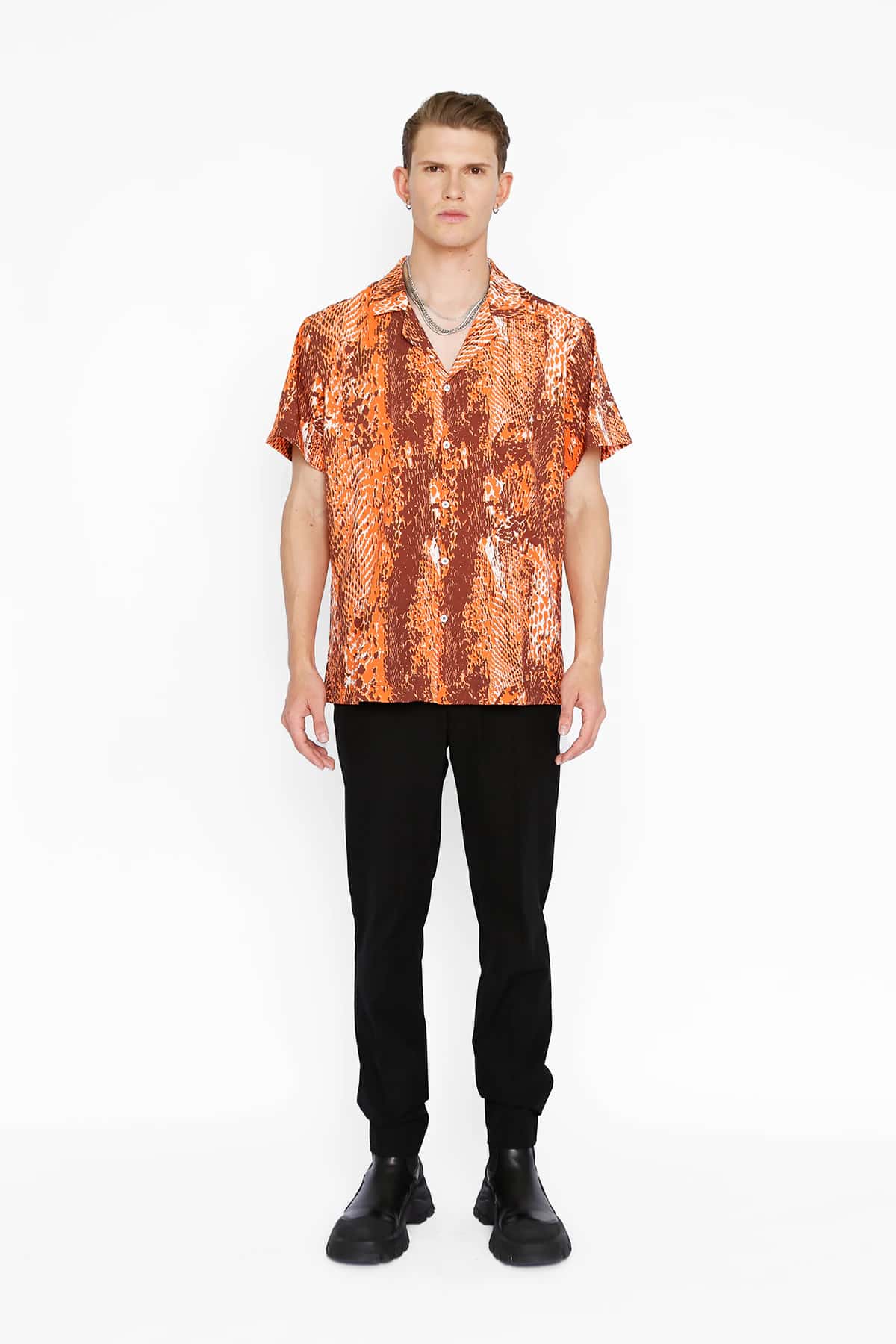 Camp Shirt in Neo Snake