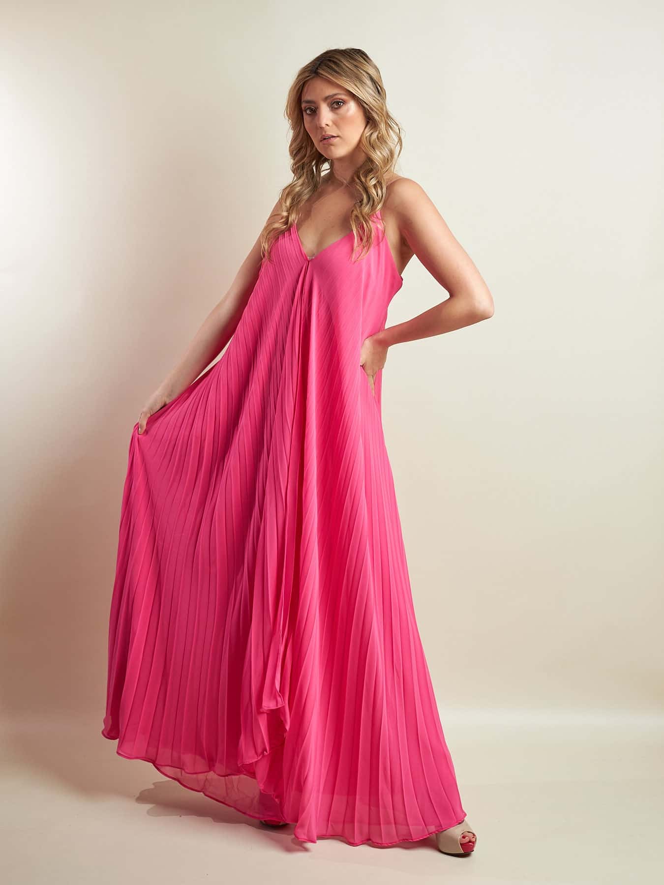 Vestido Suarez Fucsia - miniatura 7