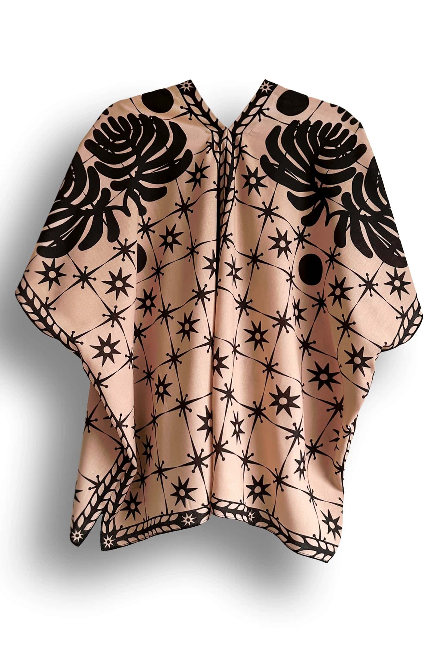 Kimono Corto Cometa Beige, Lino - miniatura 9