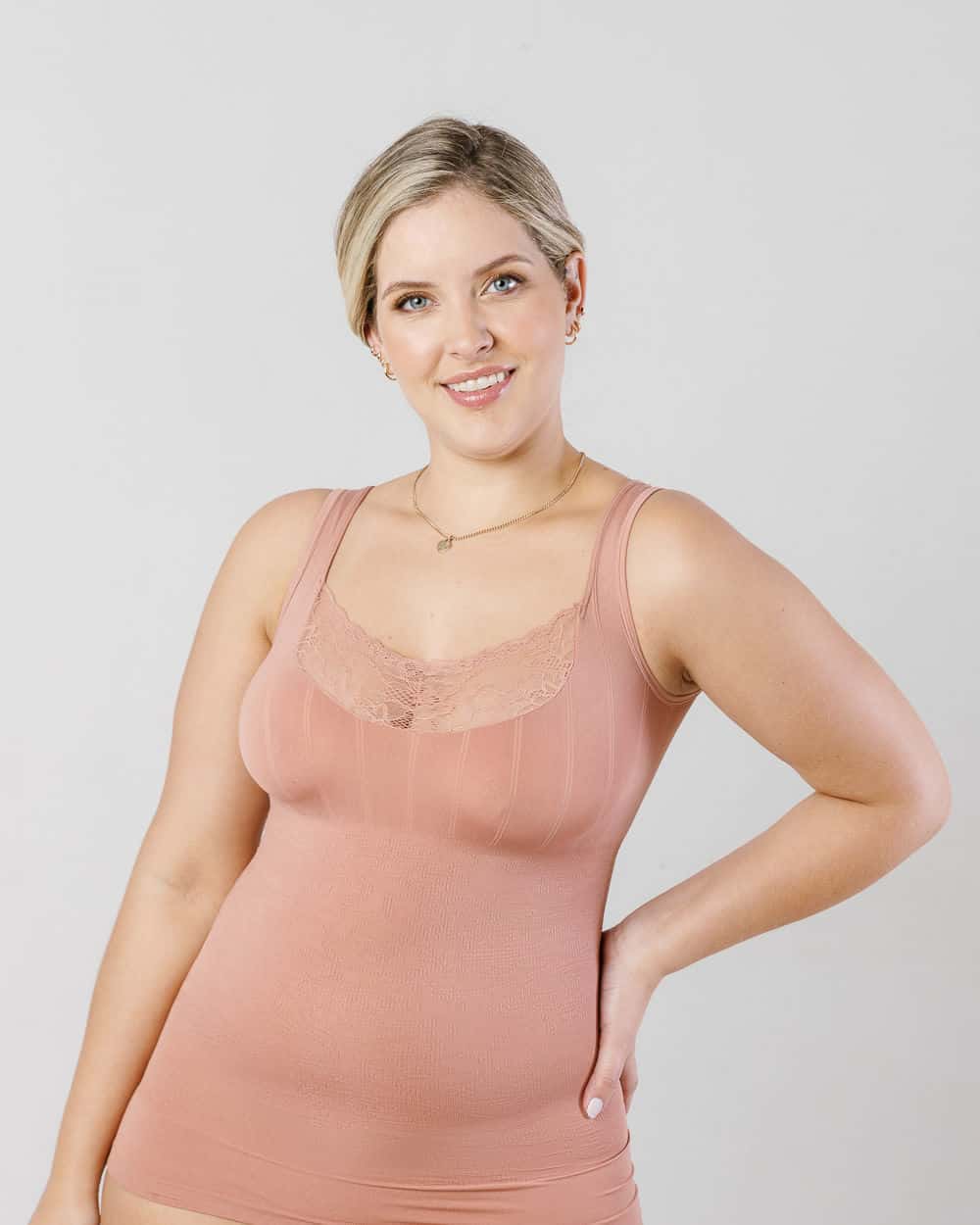 Camiseta Faja con Encaje para mujer